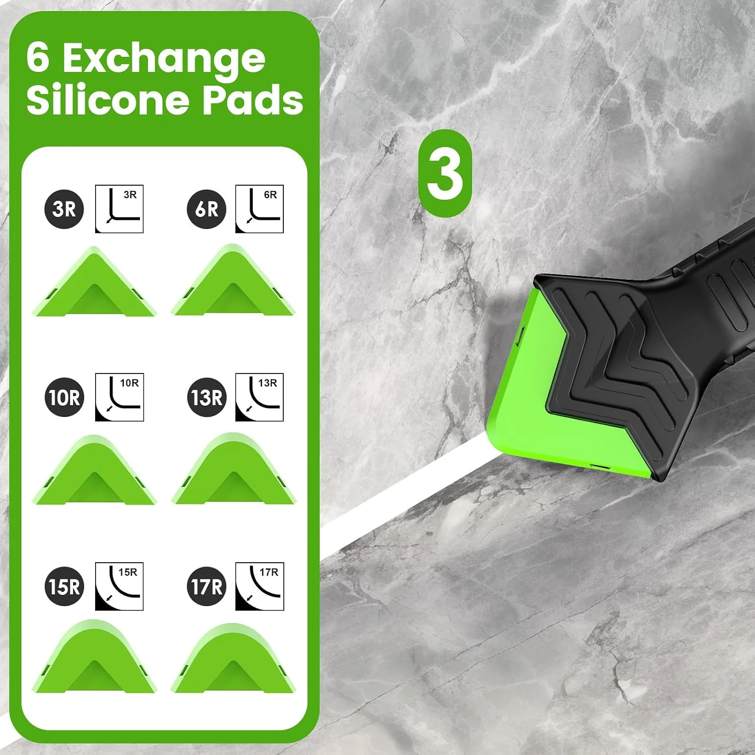 [GOLD] 5-in-1 Caulk Remover & Finishing Tool Kit - Image 5