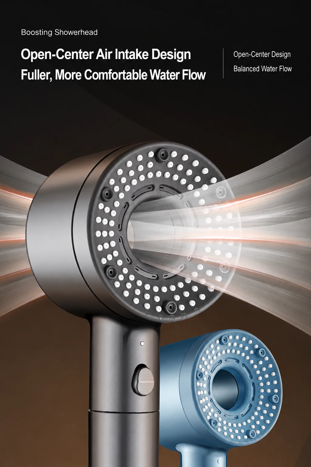 [GOLD] TurboFlow 5-Mode Filtered Showerhead with 5 Filter Cartridges - Image 6